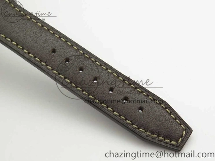 MIROTIME 0328 SmartChoice Mark XVIII IW327006 Titanium M+F 1:1 Best Edition Black Dial on Brown Leather Strap A 7145